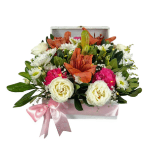 Arreglo Floral de Rosas con Luz | Luz del Amanecer