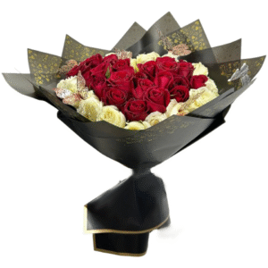 Arreglo Floral de Rosas con Mariposas | Corazón Mariposa