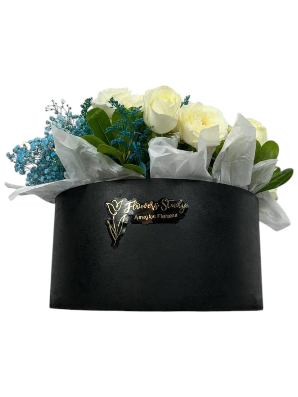 Arreglo Floral de Rosas con Luz | Noche Estrellada 2 Arreglo Floral de Rosas con Luz | Noche Estrellada - Imagen de 2