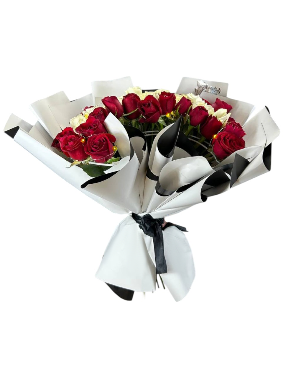 Arreglo Floral de Lilis y Rosas con Luz | Luna de Luz 1 Arreglo Floral de Lilis y Rosas con Luz | Luna de Luz