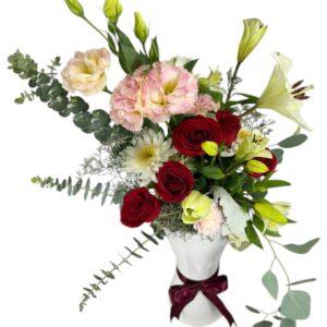 Arreglo Floral de Rosas | Toque Escarlata