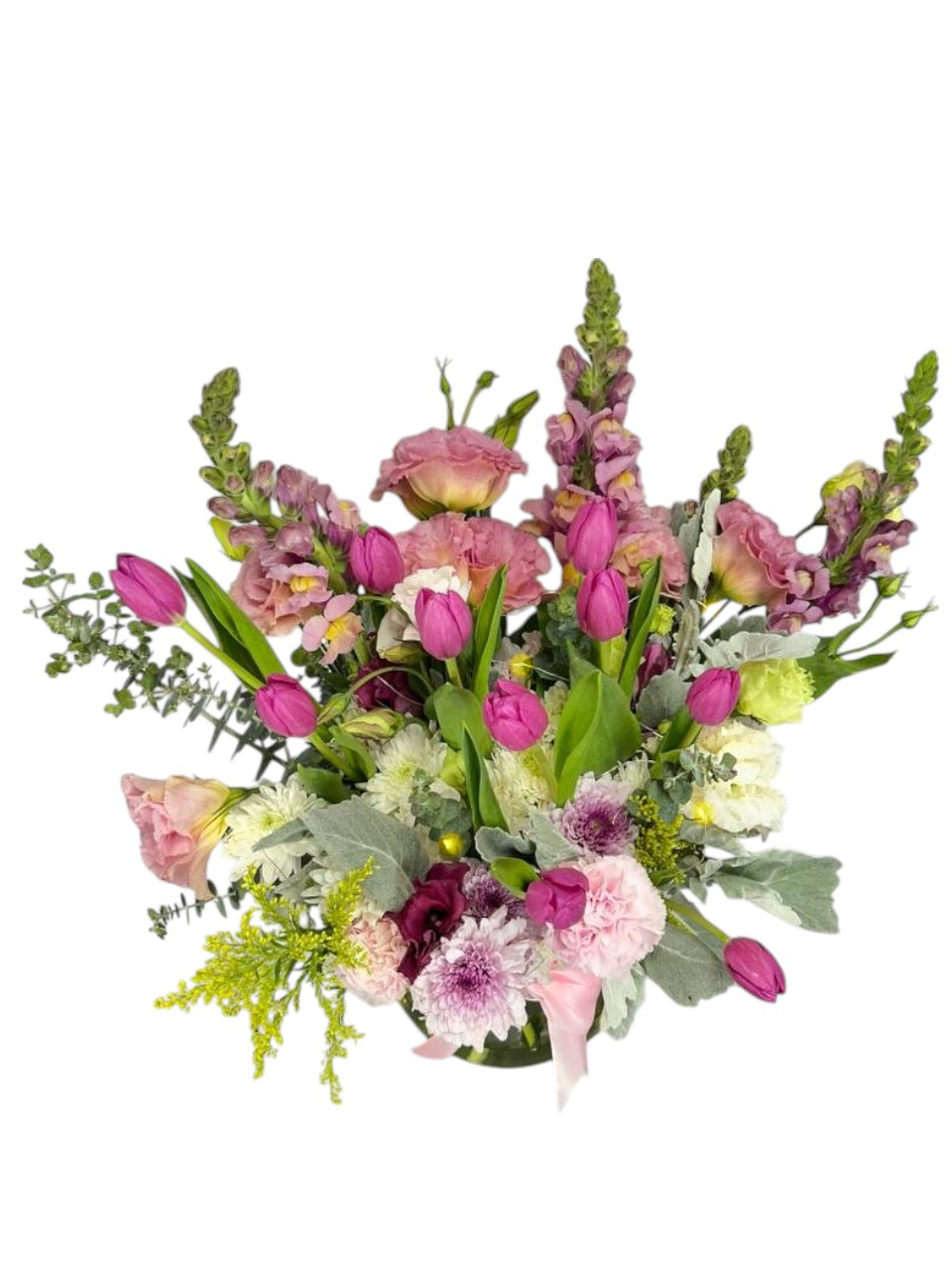 Arreglo Floral de Tulipanes con Luz | Amanecer Radiante 2 Arreglo Floral de Tulipanes con Luz | Amanecer Radiante - Imagen de 2