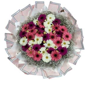 Ramo de 36 Gerberas con Ferrero | Amor Complemetario con Ferrero