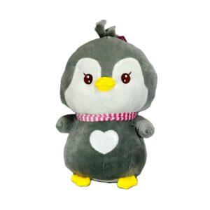 PELUCHE GRIS PINGÜINO