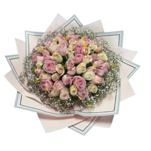 Ramo de Rosas | Alegría Pastel con Brillo