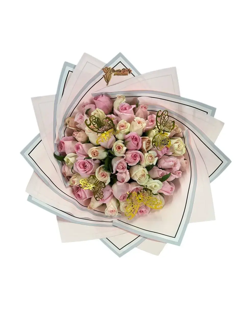 Ramo de Flores con Mariposas | Sueños en Colores 1 Ramo de Flores con Mariposas | Sueños en Colores