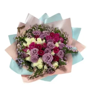 Ramo de Flores | Sueños Pastel con Brillo